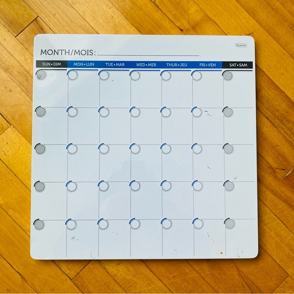 Other - 💚 [3/$10] Monthly Dry-Erase Planner Board
